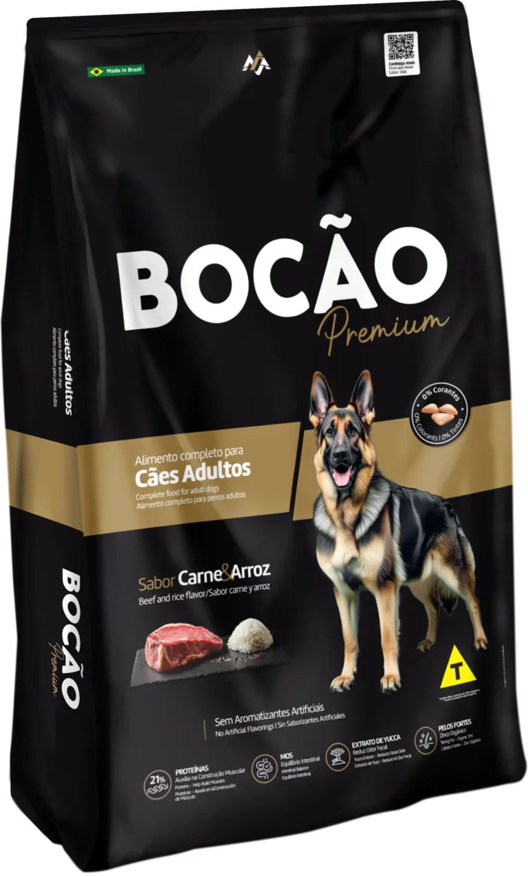 Saca de ração Bocão Premium 25kg